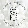 Logo for Simmons Sentiments Weddings and Events