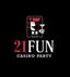 Logo for 21 Fun Casino Party Rentals