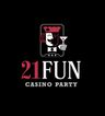 Logo for 21 Fun Casino Party Rentals