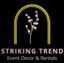 Logo for Striking Trend Event Decor & Rentals