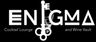 Logo for Enigma Kitchen and Cocktail