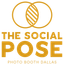 Logo for the social pose photo booth dallas