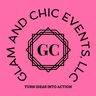 Logo for Glam and Chic Events, LLC