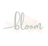 Logo for bloom at Bean & Bottle