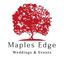 Logo for Maples Edge Weddings and Events