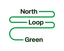 Logo for North Loop Green