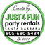 Logo for Just 4 Fun Party Rentals