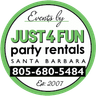 Logo for Just 4 Fun Party Rentals
