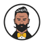 Logo for The Bearded Barber Speakeasy