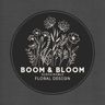 Logo for Boom & Bloom Floral Design