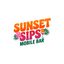 Logo for Sunset Sips Mobile Bar
