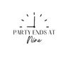 Logo for Party Ends at Nine