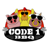 Logo for Code 1 BBQ Catering and Events