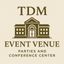 Logo for TDM Event Venue, Parties and Conference Center
