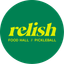 Logo for Relish Food Hall // Pickleball