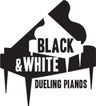 Logo for Black & White Dueling Pianos