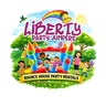 Logo for liberty party jumpers bounce house rentals
