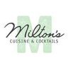 Logo for Milton's Cuisine & Cocktails