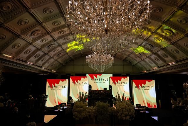 Featured photo from See This Elegant New York City Gala with a Grand Ballroom Stage and Luxe Black-and-Gold Details