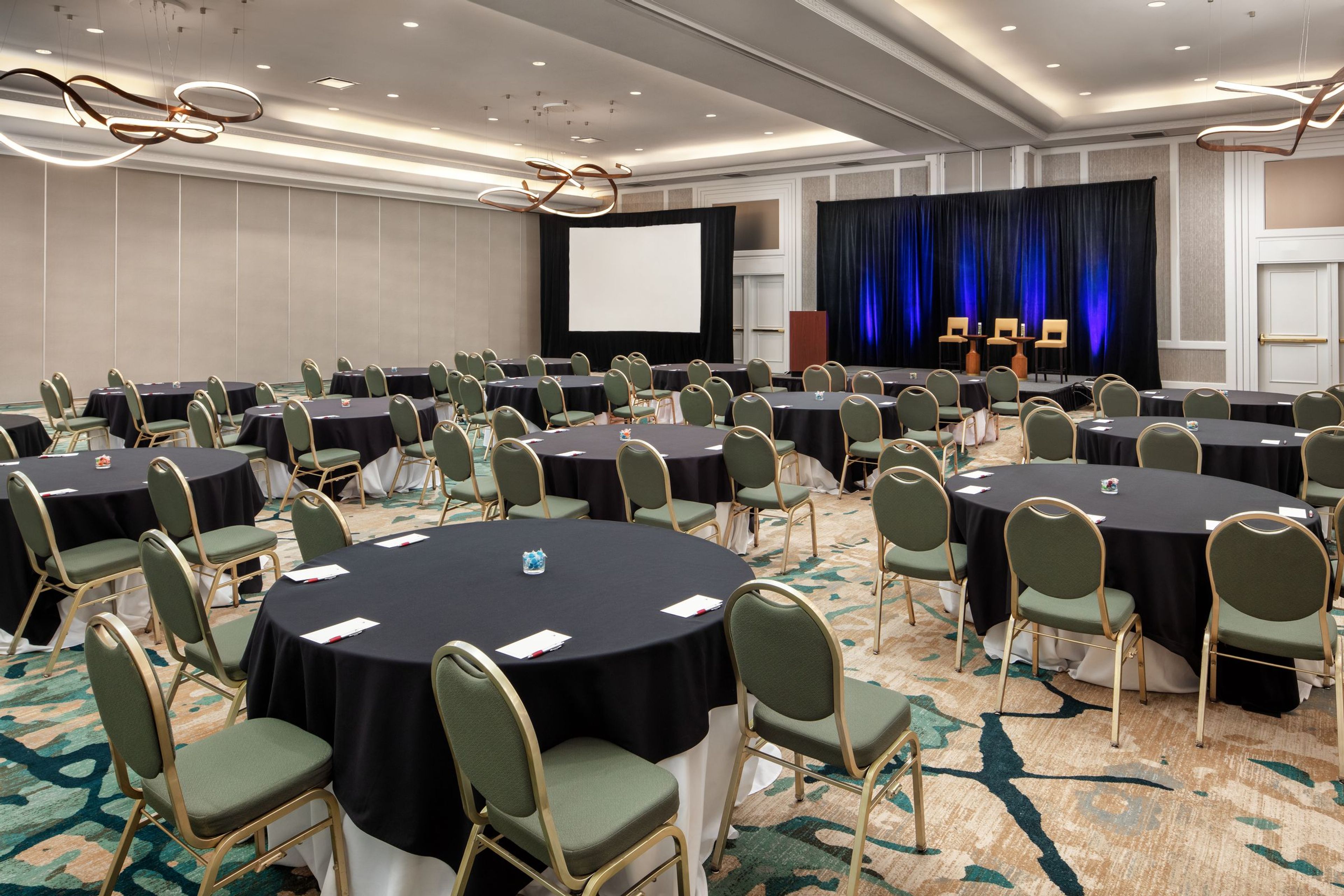 La Jolla Ballroom, an event space at San Diego Marriott La Jolla