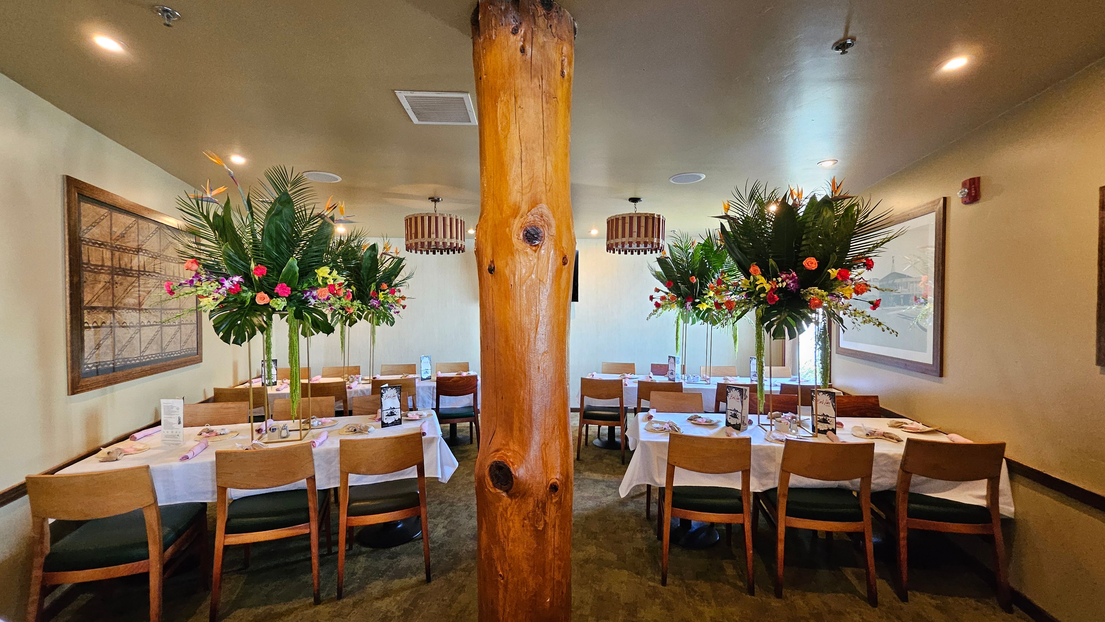 Tiki Room, an event space at Bali Hai Restaurant