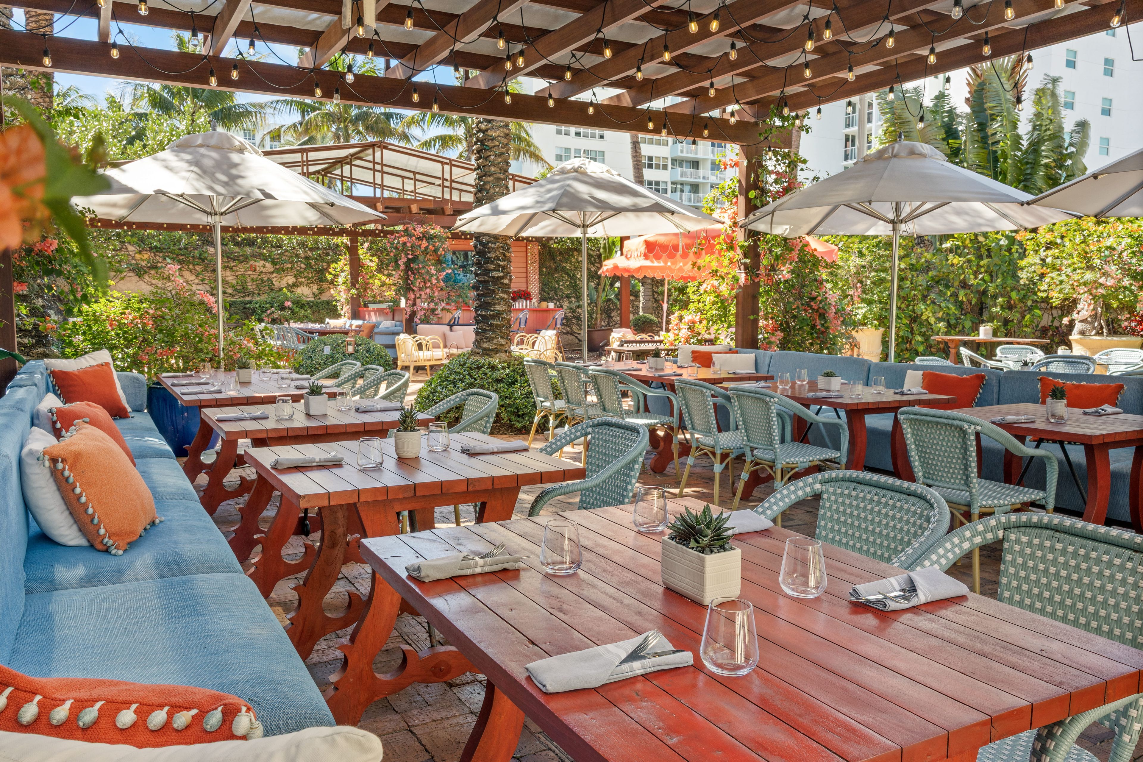 Courtyard, an event space at The Bath Club