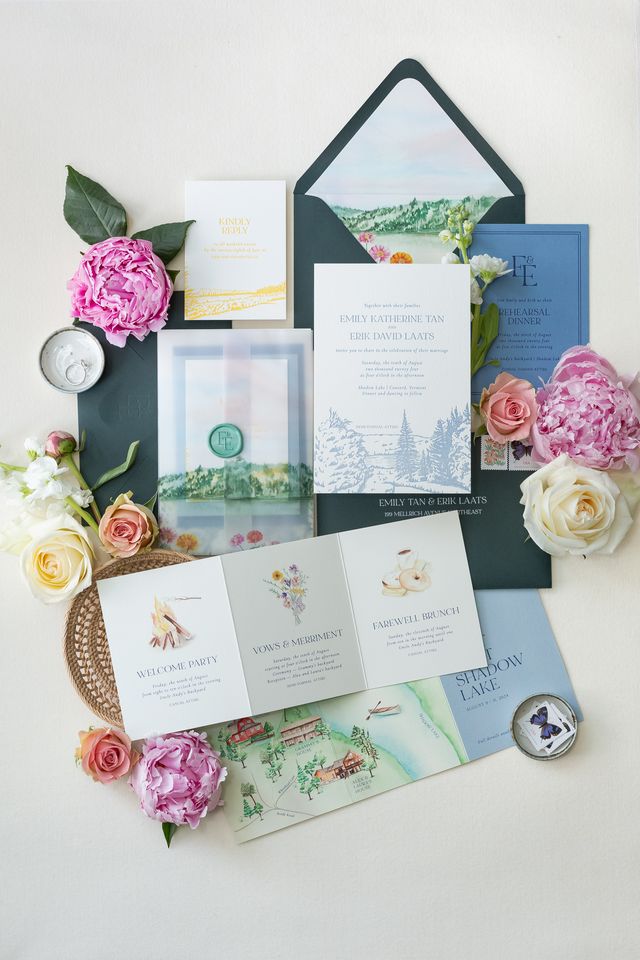 Featured photo from Watercolor Details and Wildflower Accents