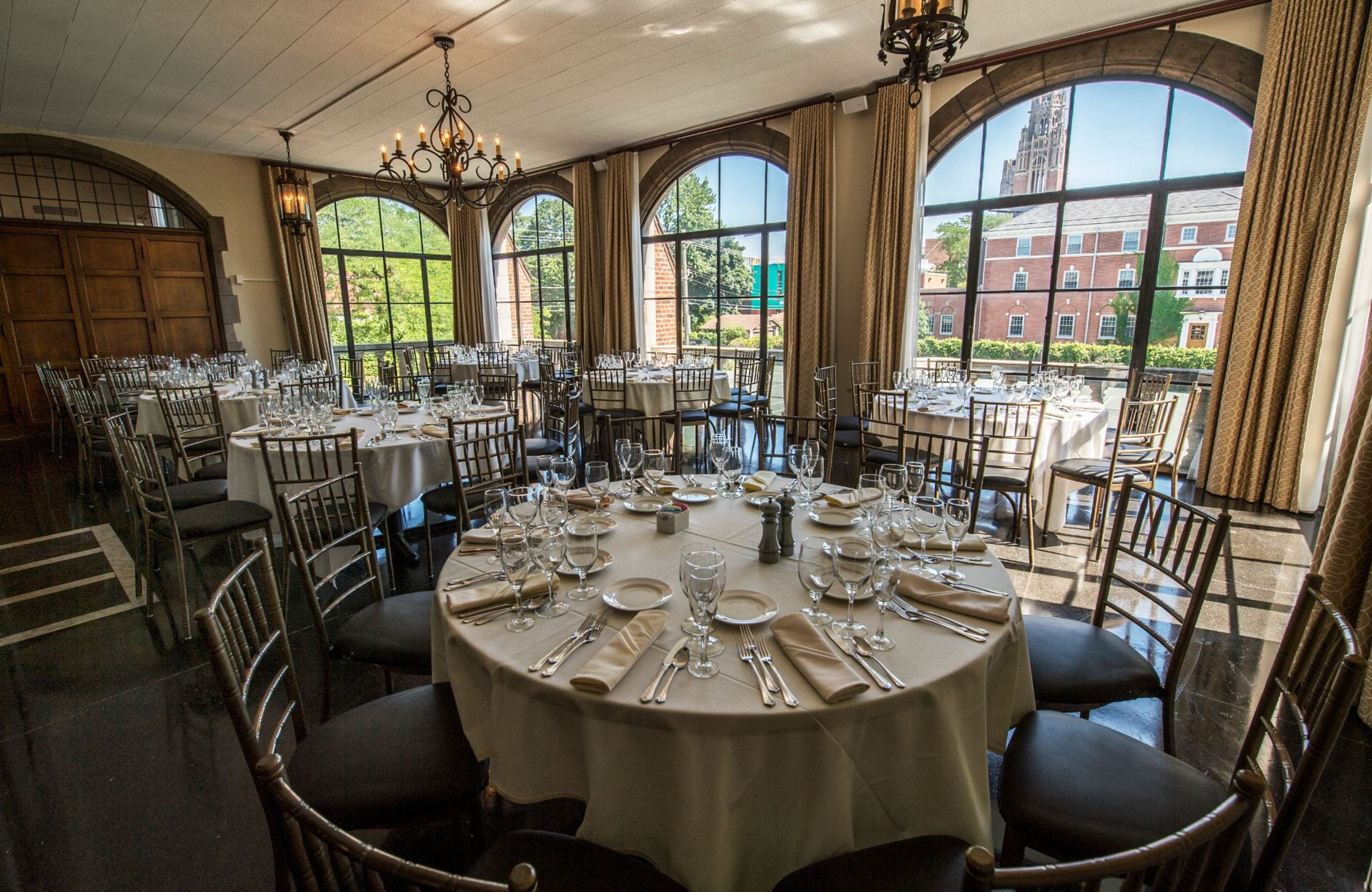 The Solarium, an event space at The Quadrangle Club