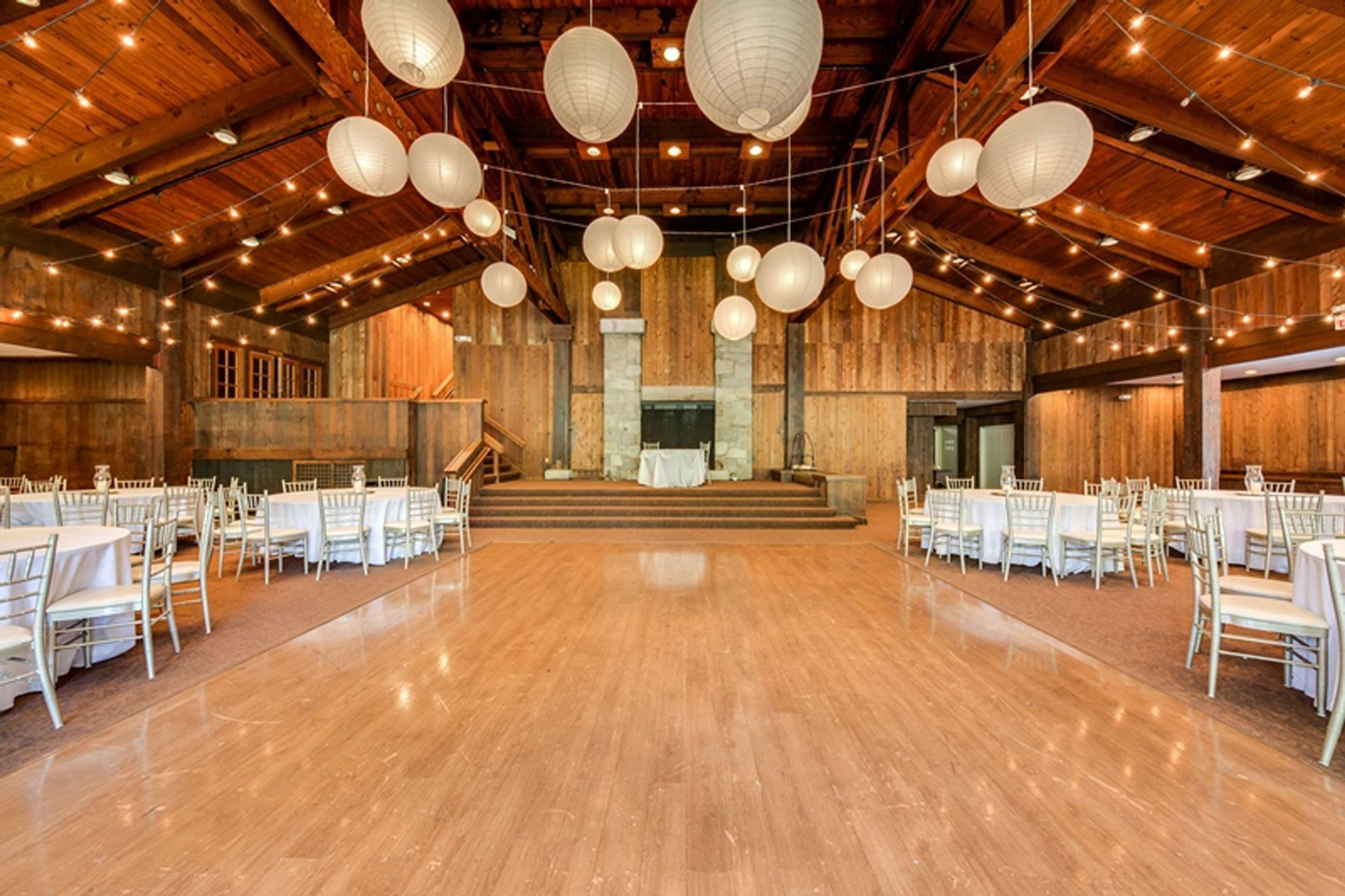 Timbers Ballroom, an event space at Heritage Hotel