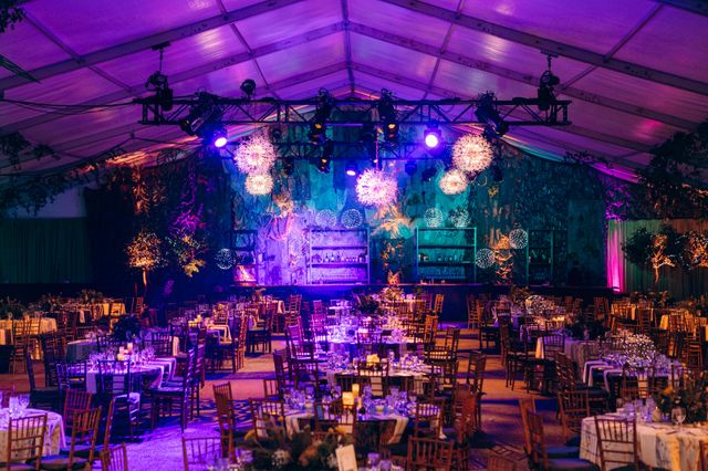 Featured photo from A Corporate Holiday Party Brought to Life with Sculptural Elements and Theatrical Holiday Design in Philadelphia