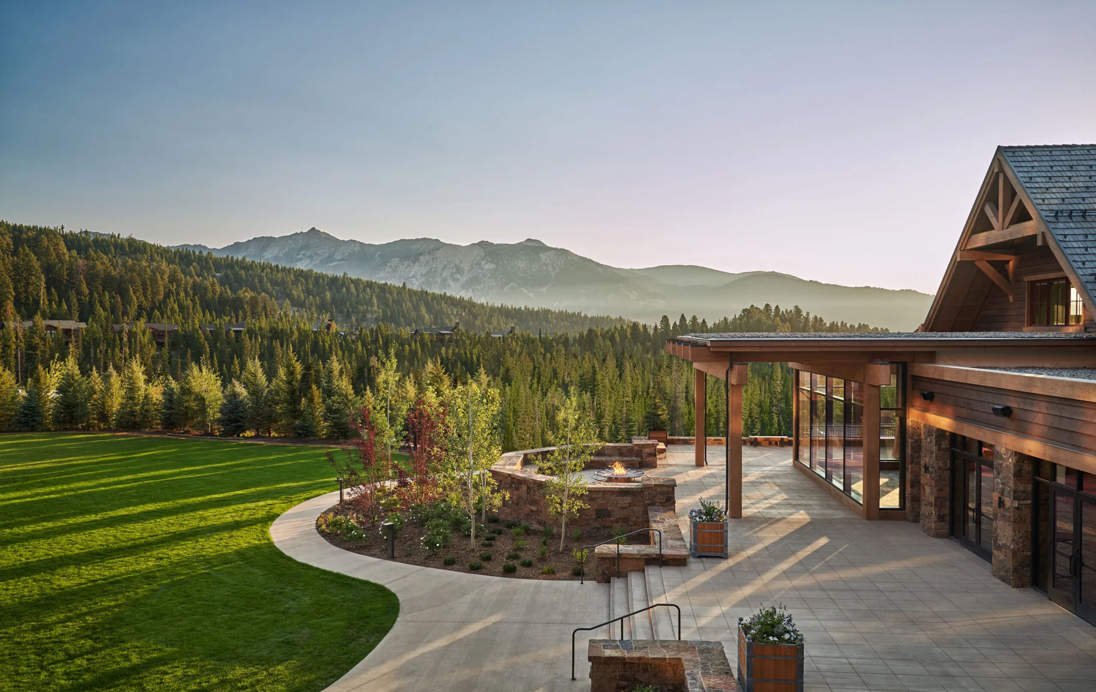 Grand Terrace, an event space at Montage Big Sky