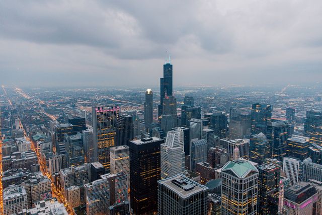 Featured photo from Take in Iconic City Skylines with this Glamorous Chicago Wedding