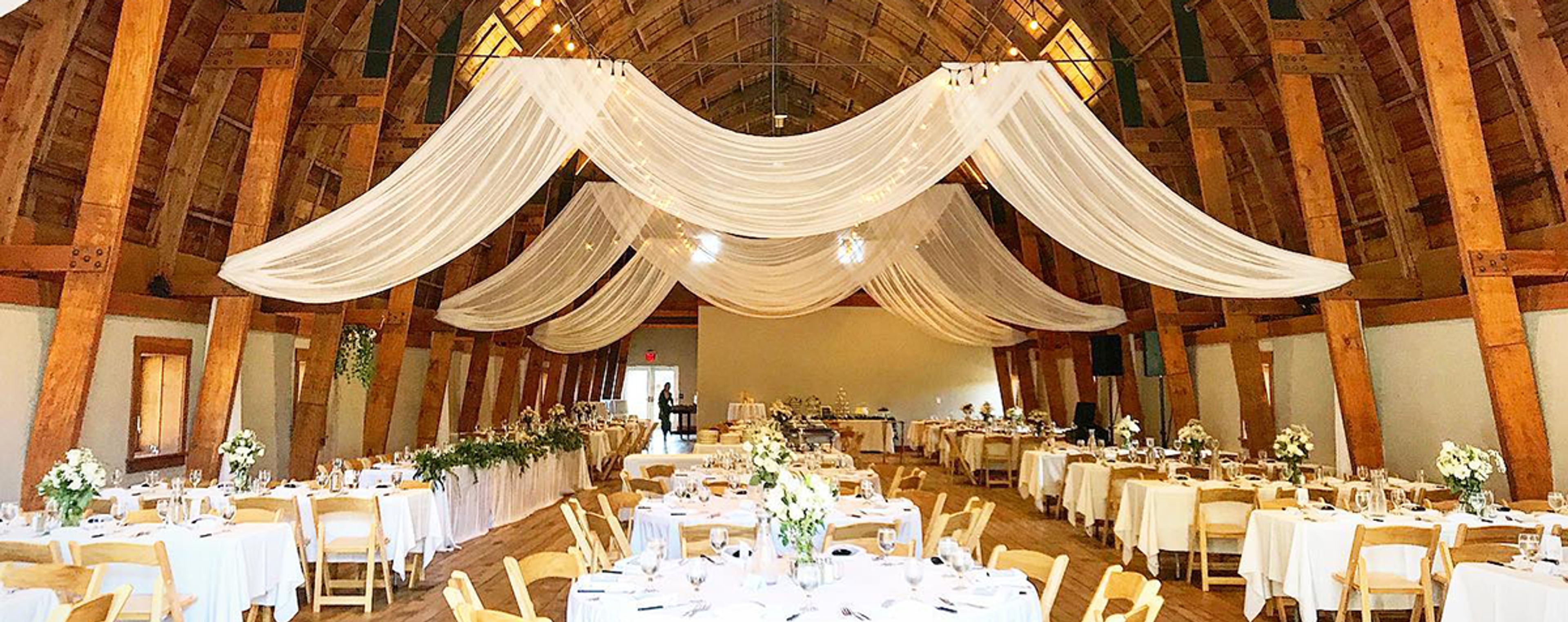The Cathedral Barn, an event space at The Cathedral Barn at Historic Barns Park