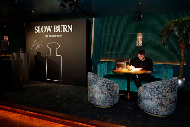 Featured photo from Experience NYC Brand Activation | Kingsford “Slow Burn” Fragrance Event with Custom Charcoal Portraits
