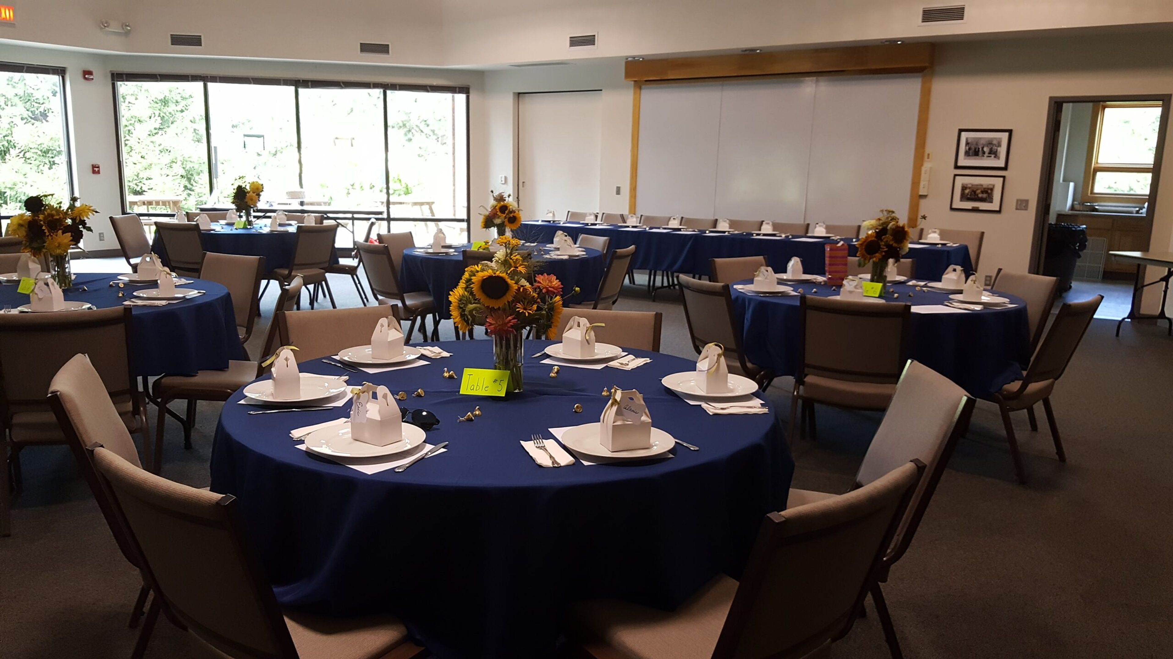Hughes Education Center, an event space at Iowa Arboretum