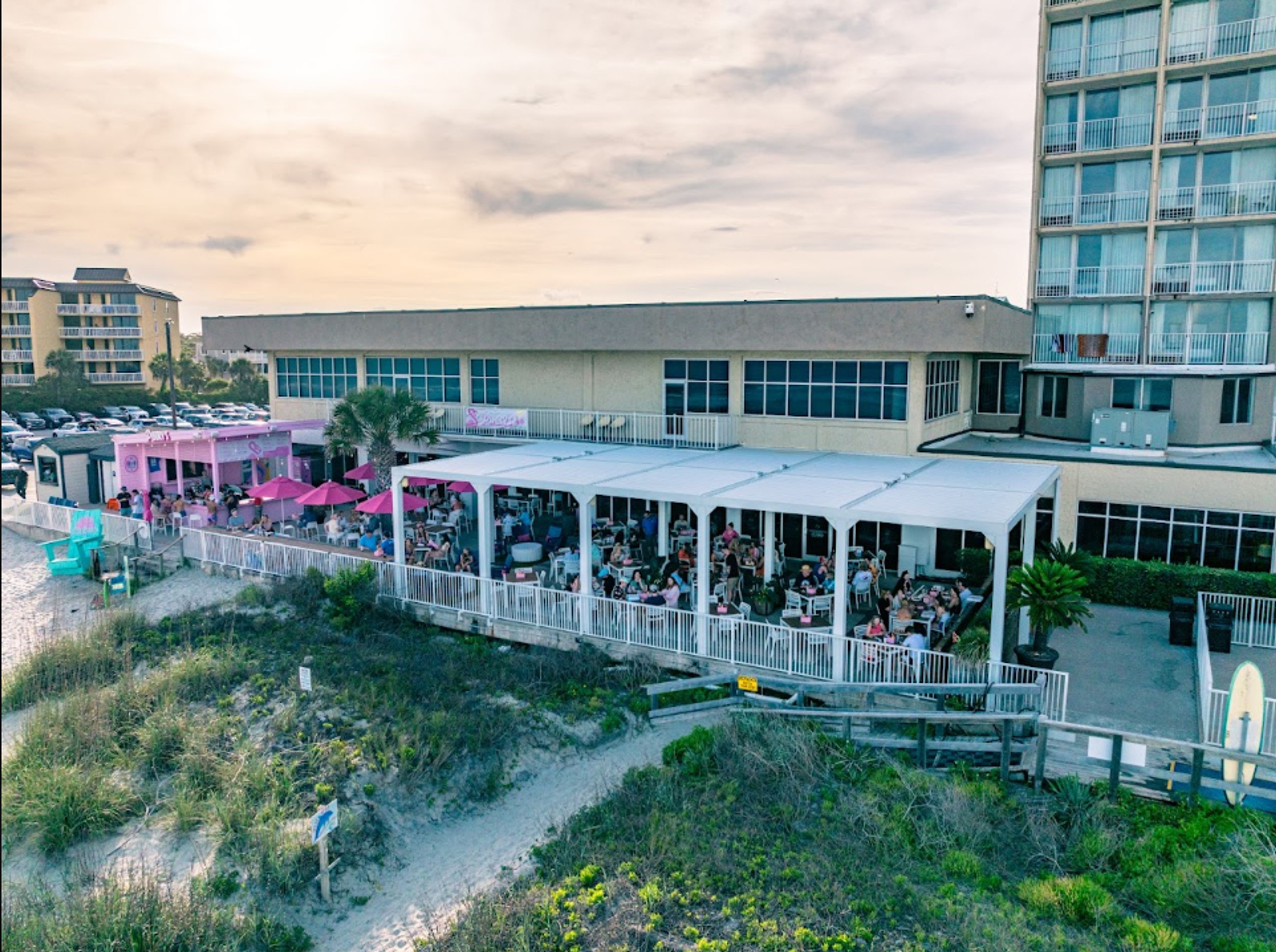 Pinky's on the Beach, an event space at Tides Folly Beach