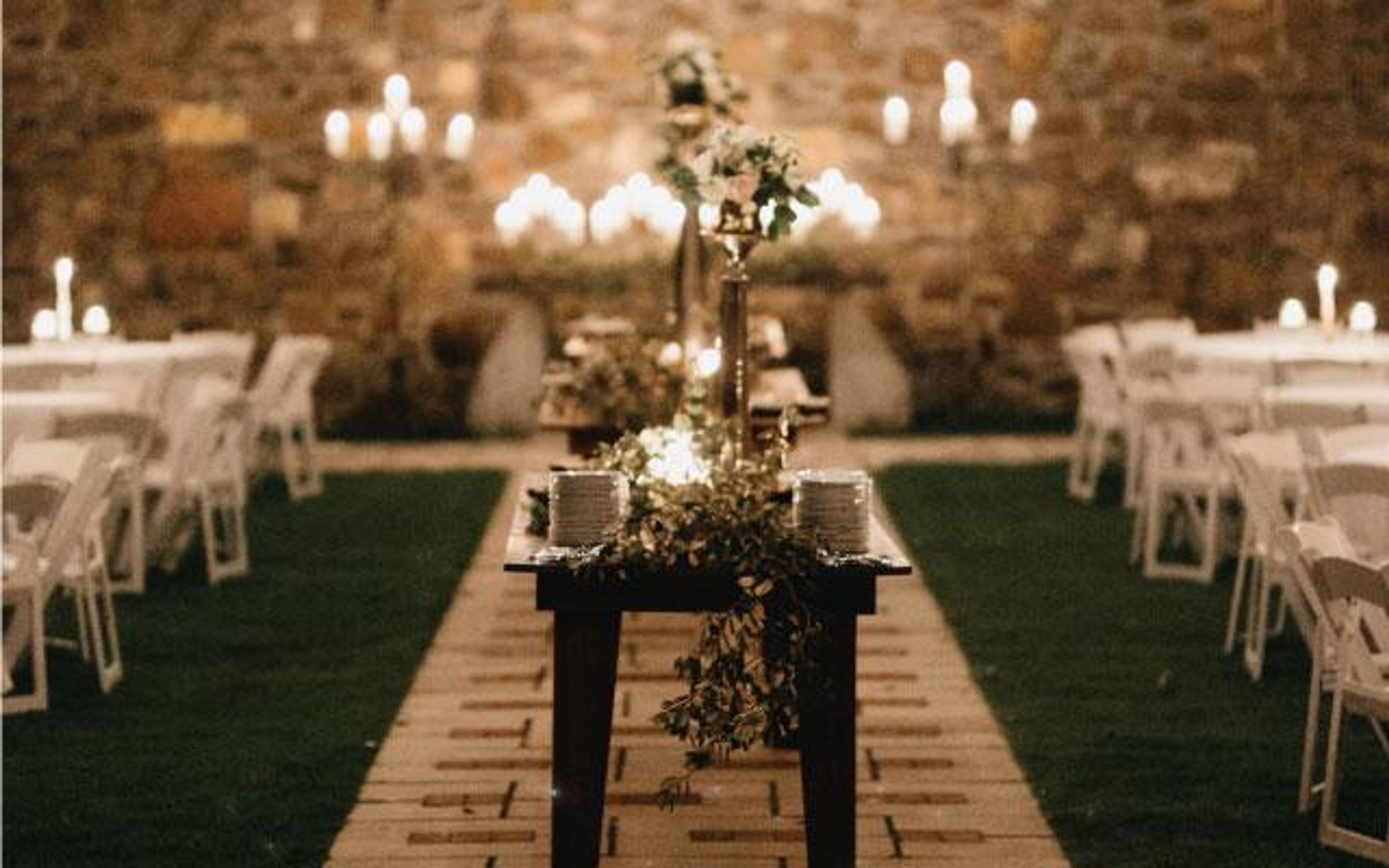 Chapel Ruins, an event space at Sassafras Springs Vineyard & Winery