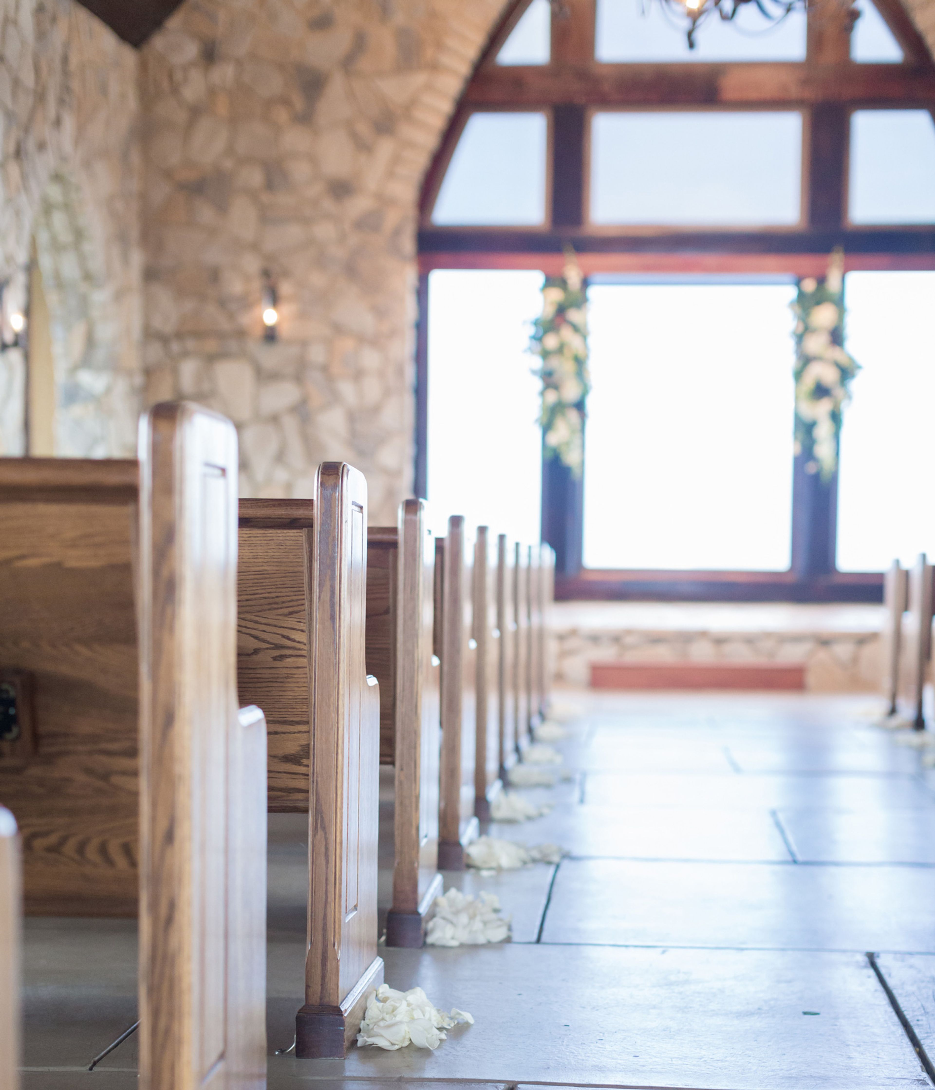 Glassy Chapel, an event space at The Cliffs at Glassy