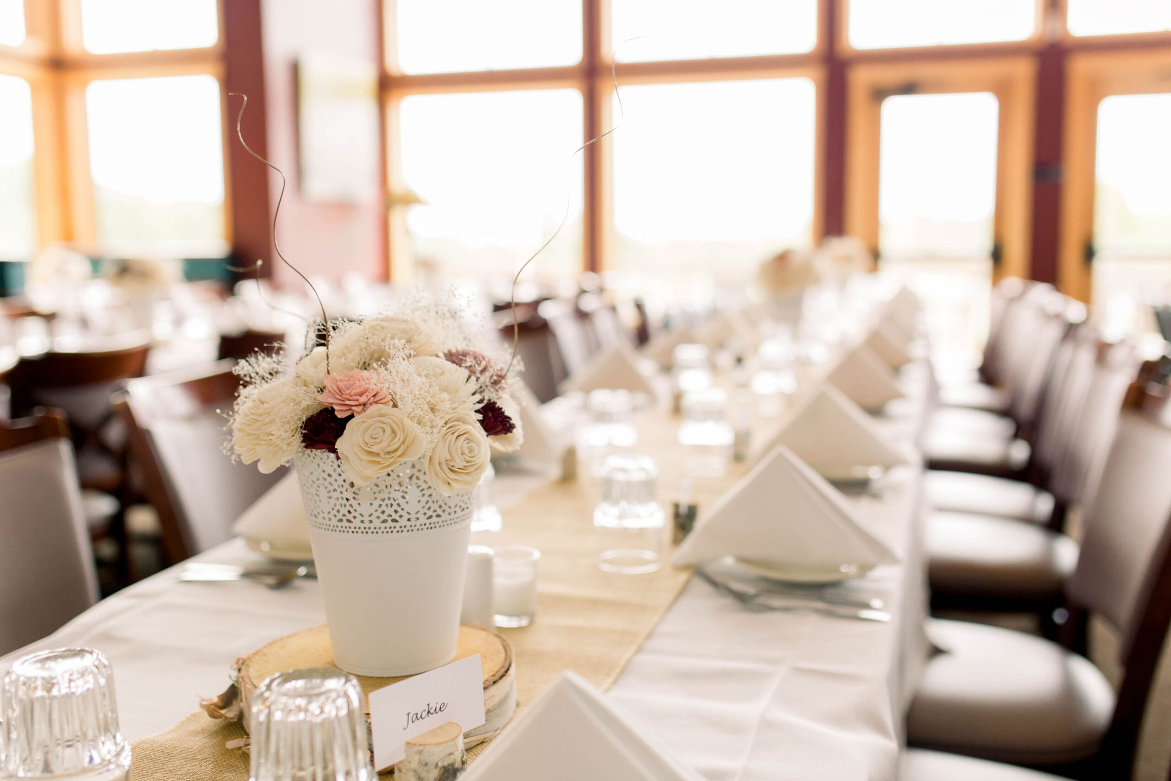 Savanna Room, an event space at Minnesota National Golf Course