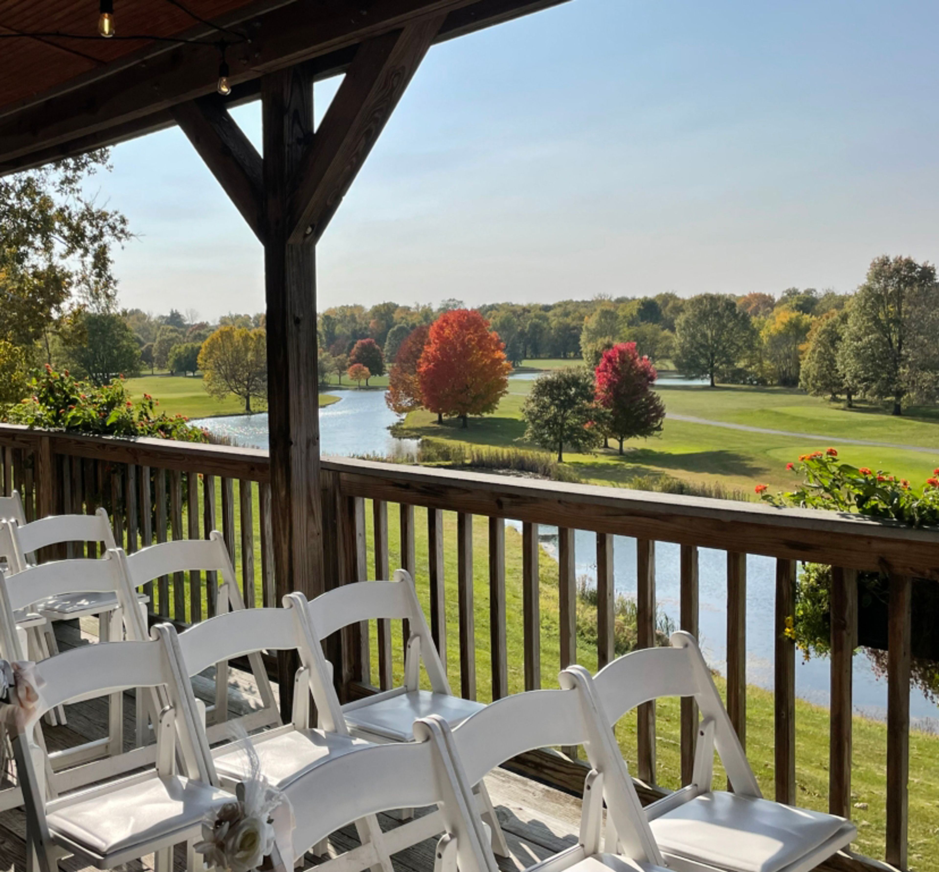 Ceremony Deck, an event space at River Glen Country Club