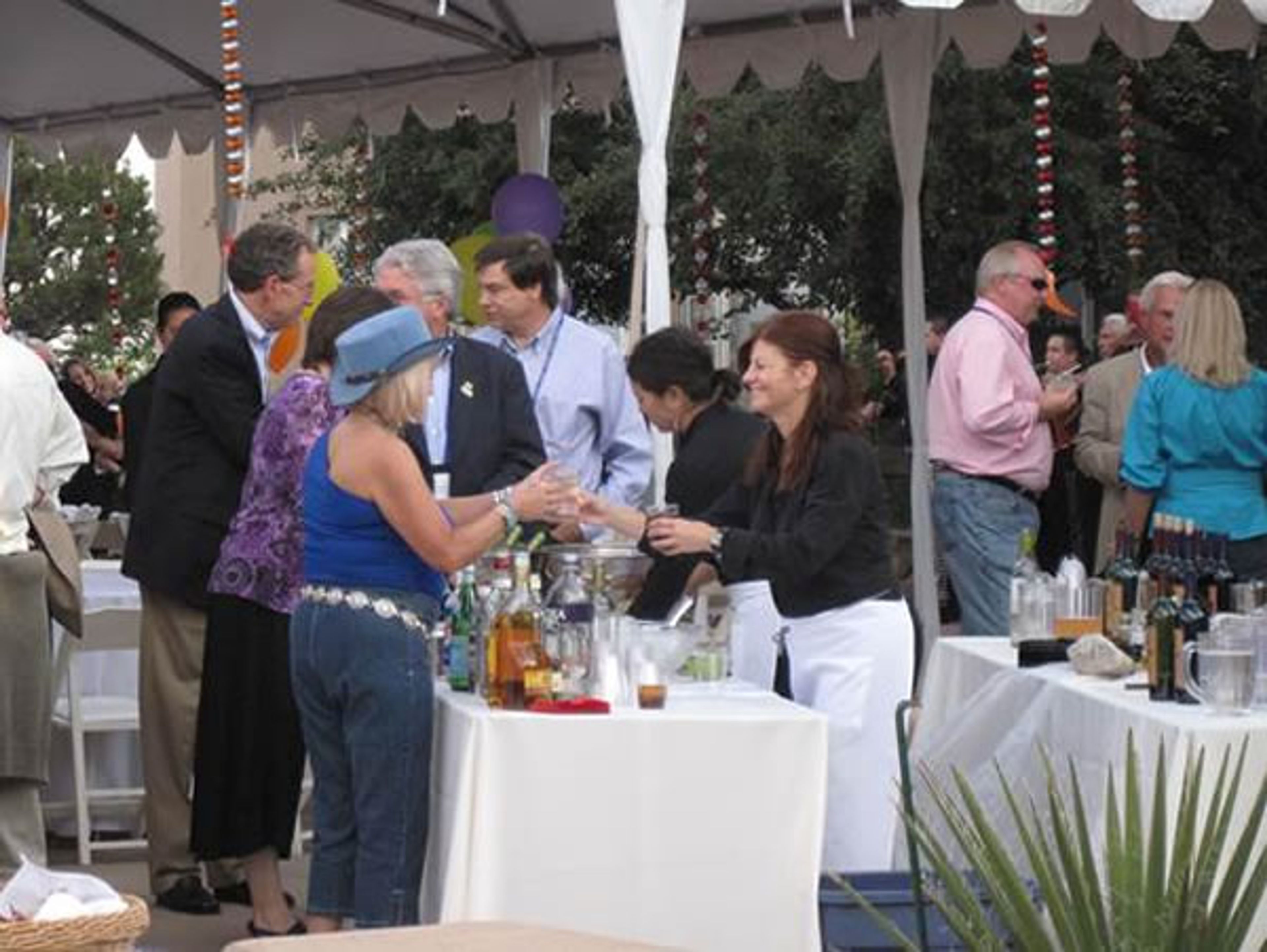 Bartlett Patio, an event space at Museum of International Folk Art