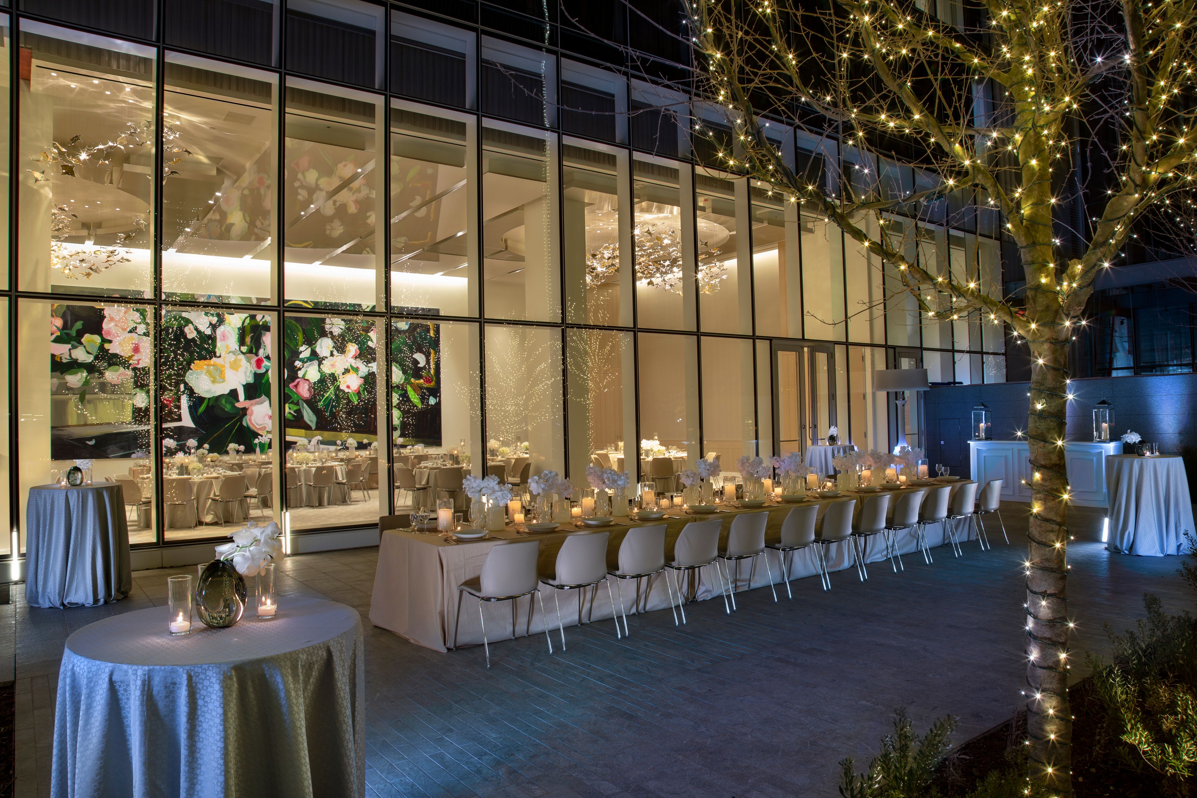 Urban Garden, an event space at HALL Arts Hotel