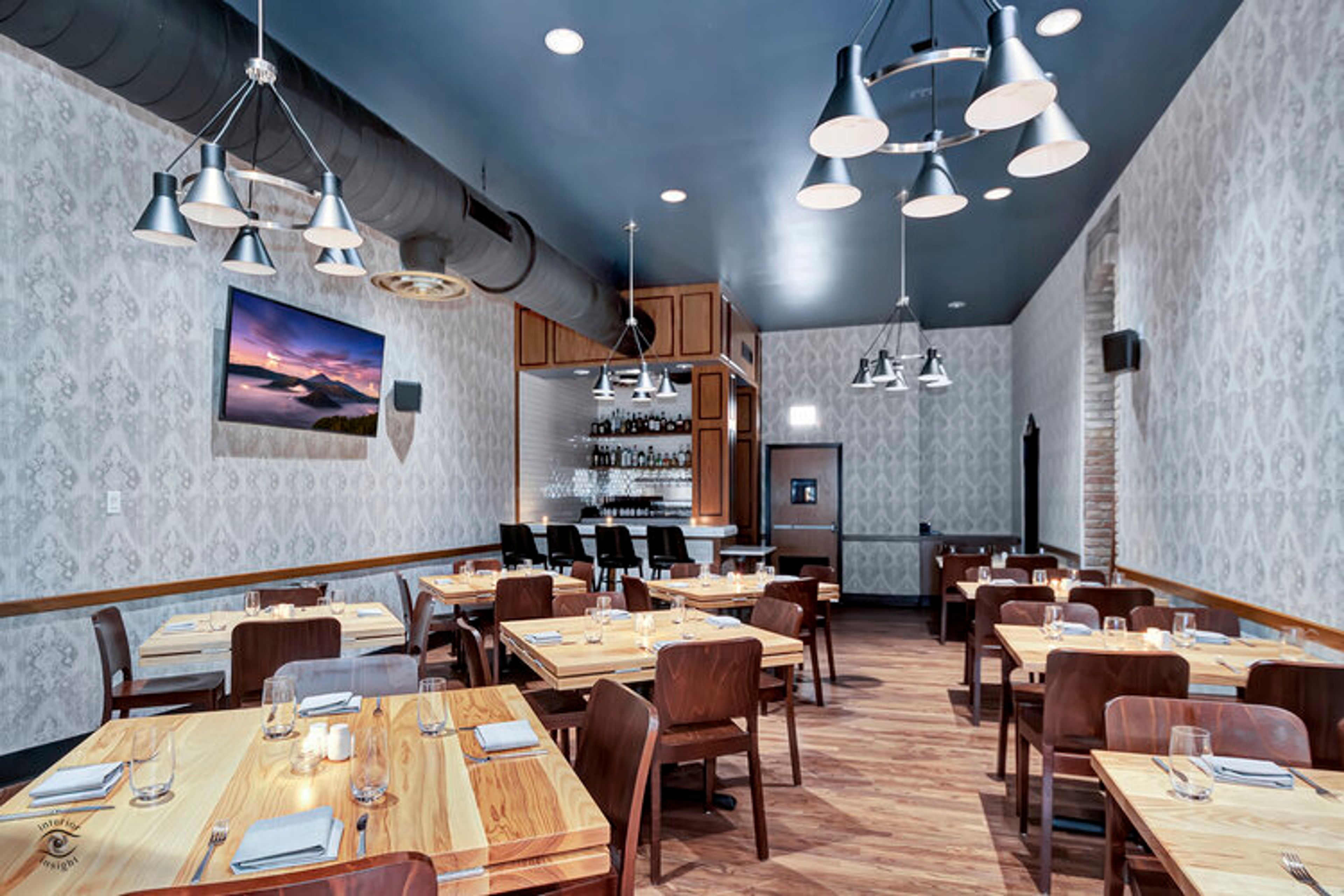 The Fireside Room, an event space at Harbor Chicago