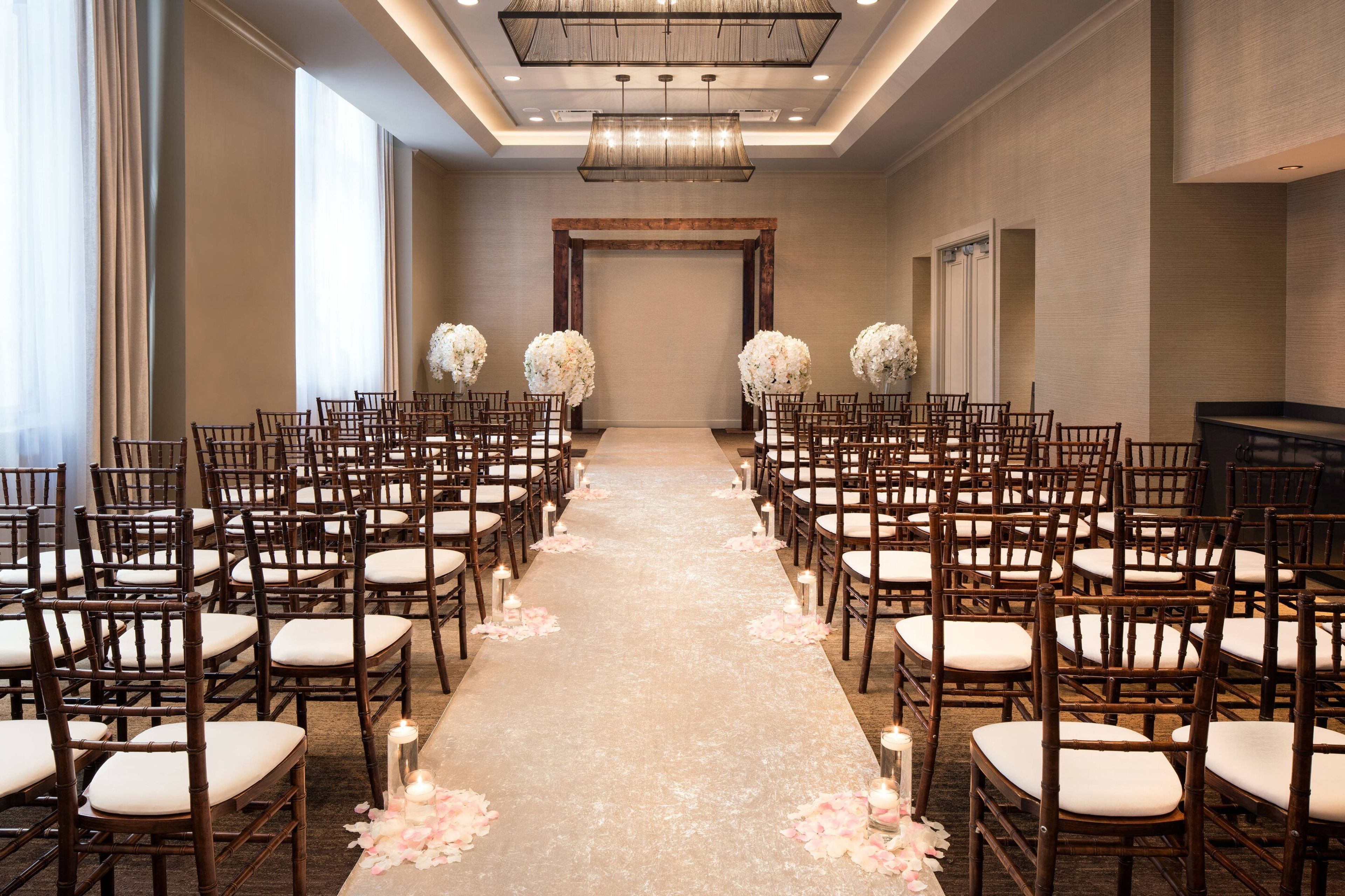 Madison Room, an event space at The Roanoke