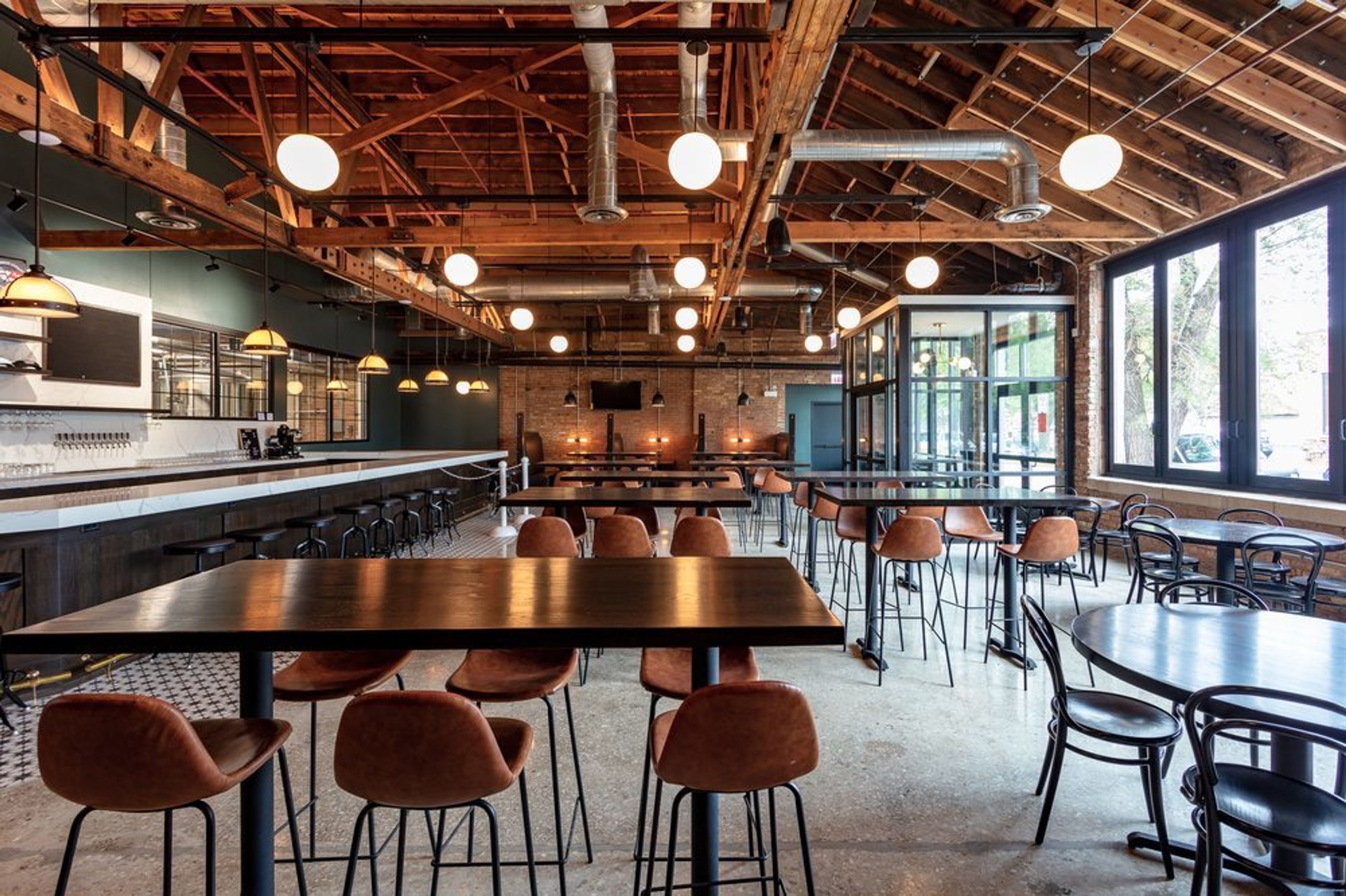 Tap Room, an event space at Midwest Coast Brewing Company
