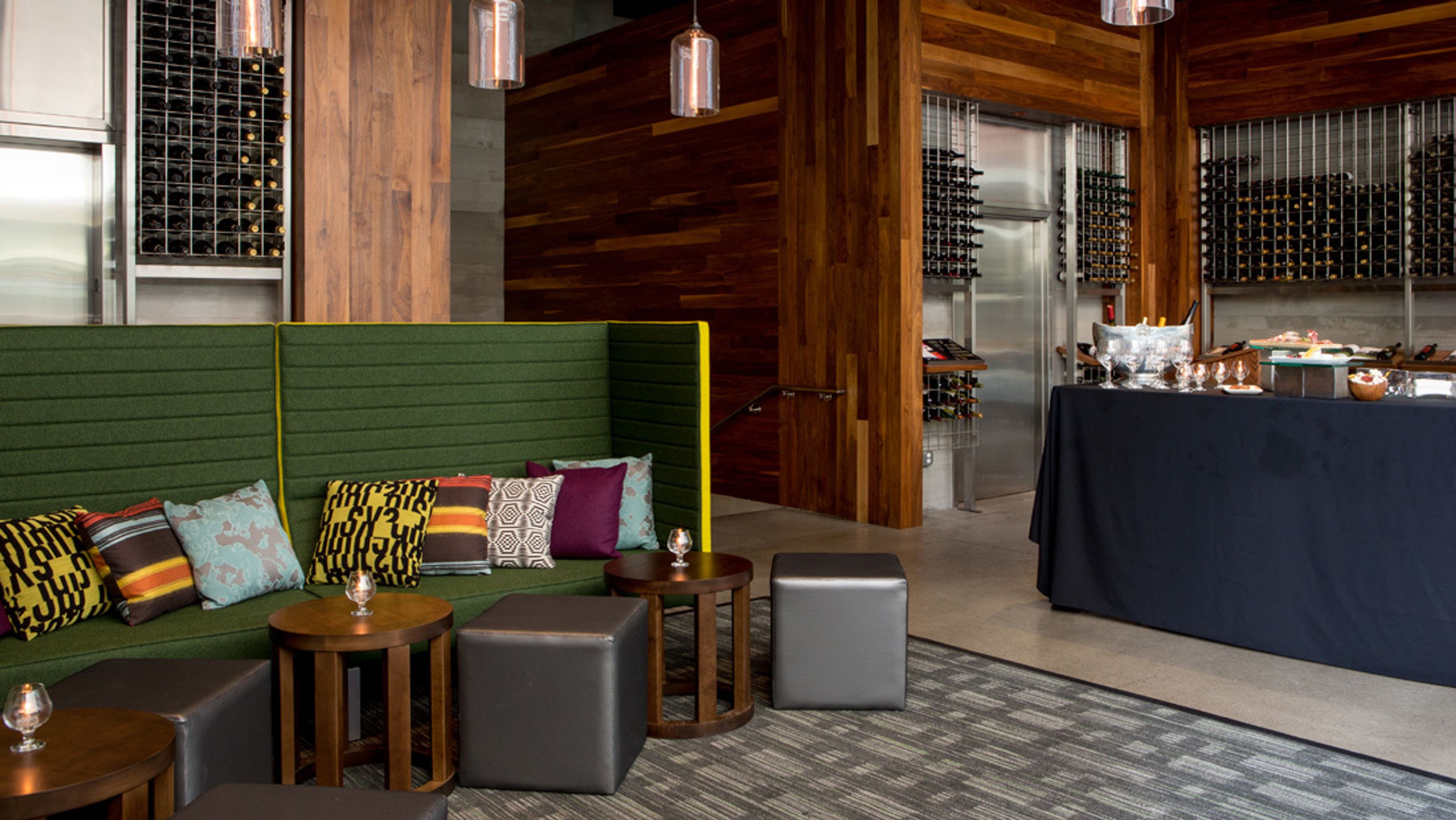 Wine Library, an event space at The Press Club