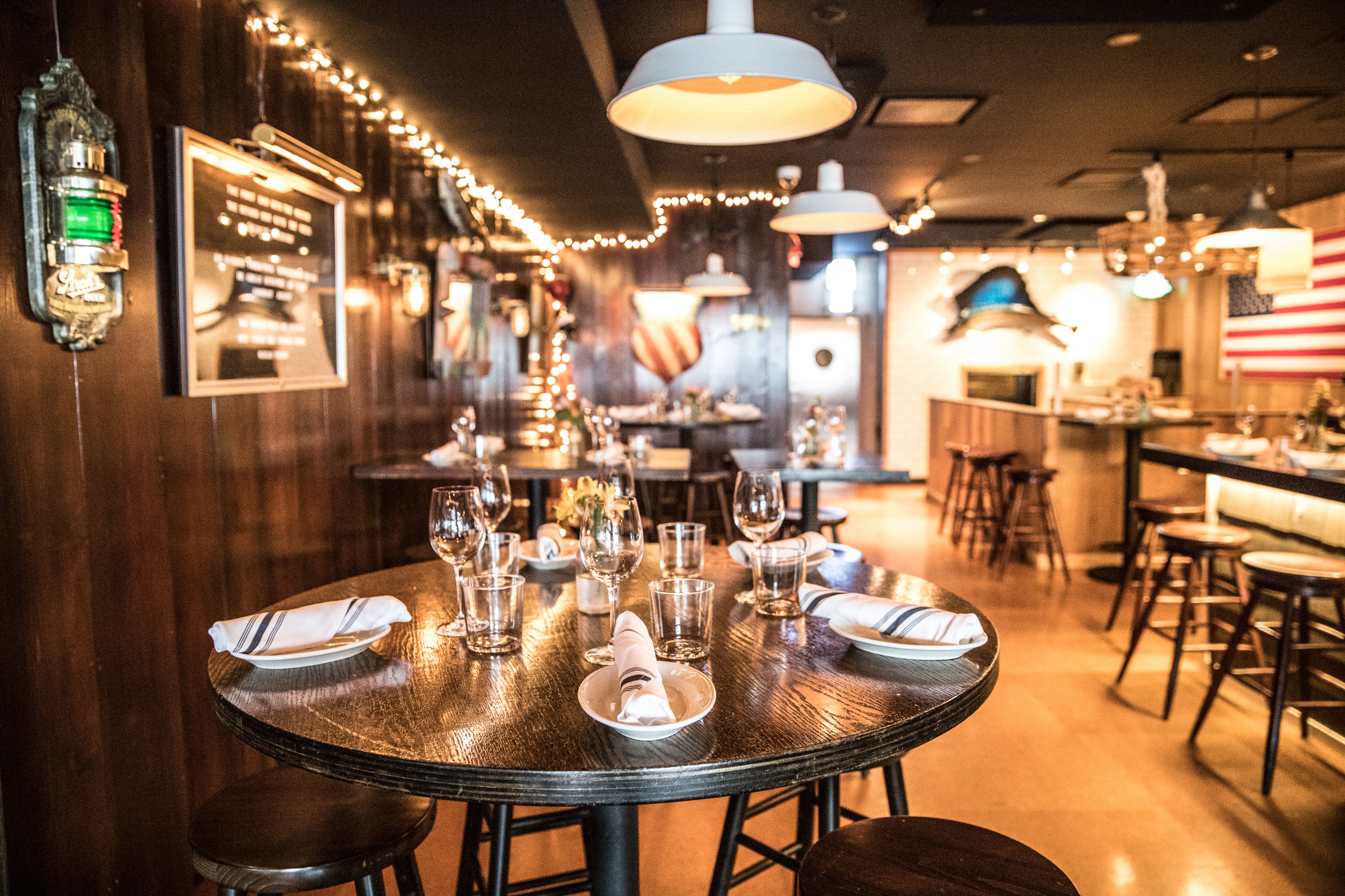 Upstairs, an event space at Quality Crab & Oyster Bah