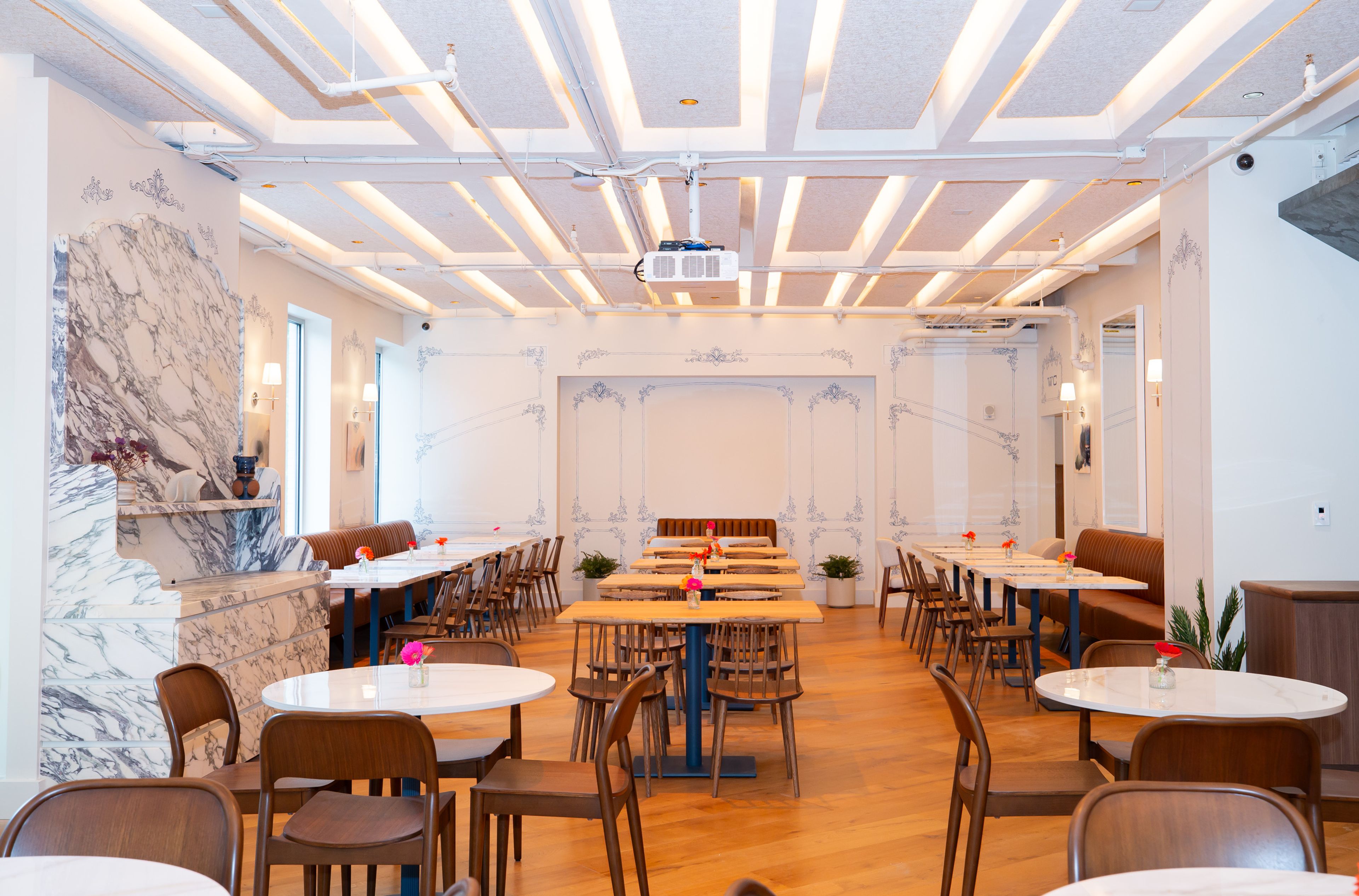 Semi-Private Area, an event space at Brasserie Lundi