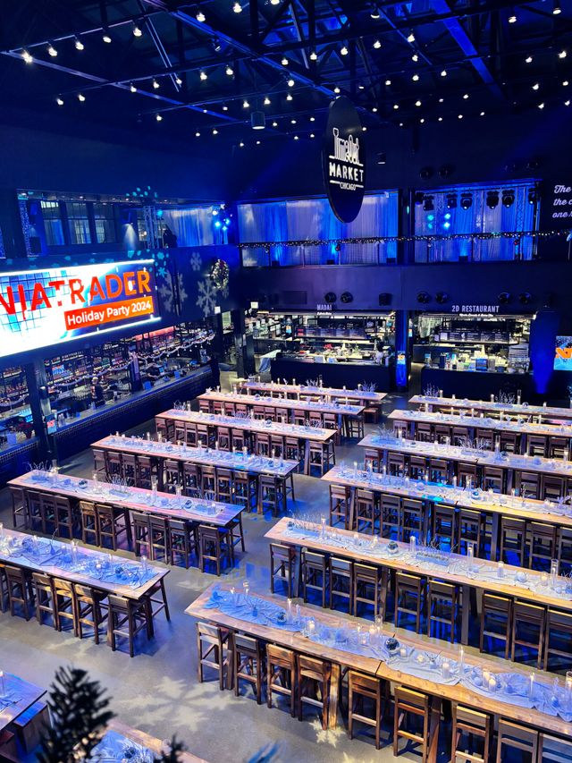 Featured photo from Inside this Chicago Corporate Holiday Event with Wintry Accents and Multi-Level Views