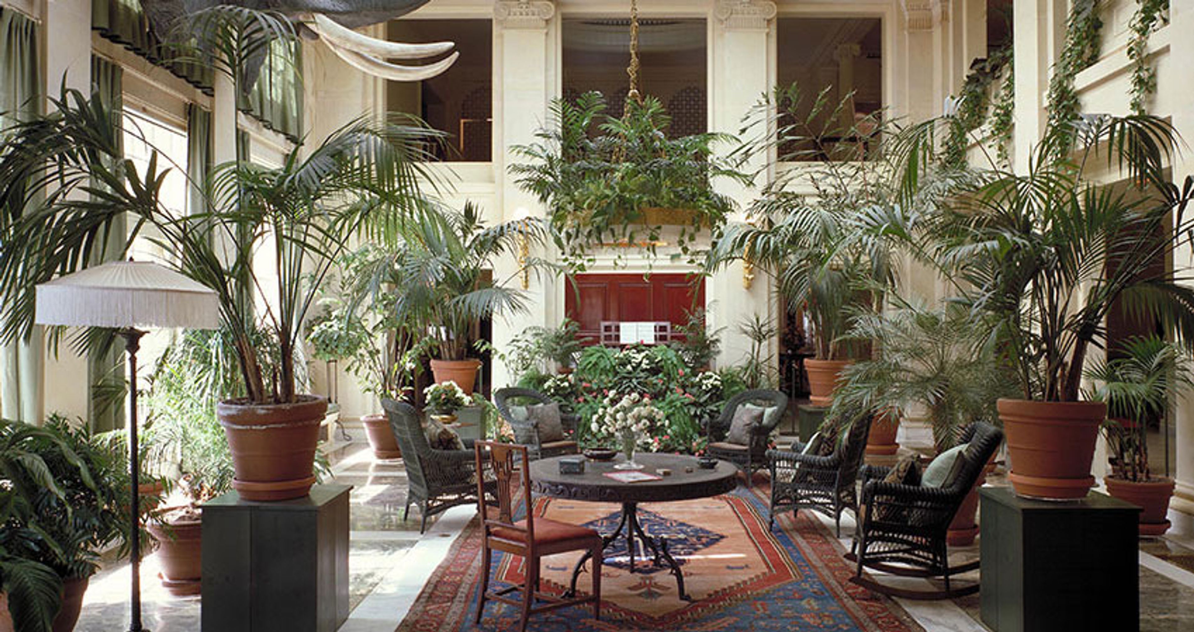 The Colonial Revival mansion, an event space at The George Eastman Museum